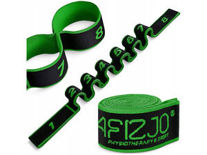 Еспандер з петлями для розтяжки 4FIZJO 90 см Black/Green (P-5907739313799)