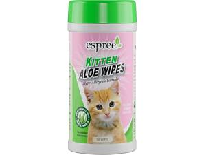 Espree Влажные салфетки ESPREE Kitten Wipes 50шт, для ухода за глазами котят