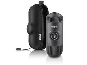 Эспрессо-кофеварка Wacaco Nanopresso 18 бар 80мл с чехлом Серый