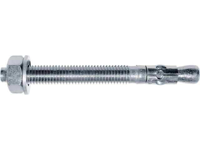 ETKD М10х75мм прижим 10мм анкер розпірний з гайкою оцинкована сталь (50 шт.) [920E30000920E31075] Metalvis - Фото 1