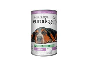 EuroDog Корм влажный для собак 1,24 кг, EuroDog Beef, (кусочки в желе с печенью)