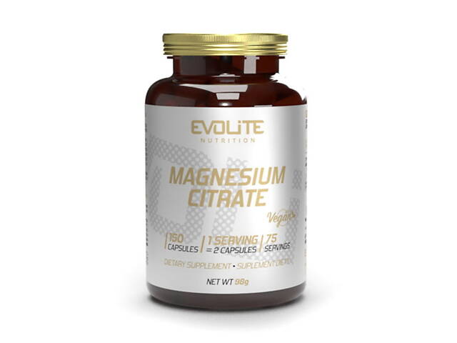 Evolite Nutrition Magnesium Citrate (150 veg caps) - Фото 1