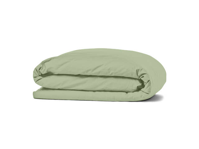 Євро постіль з простирадлом на гумці OLIVE CS3 COSAS Оливка 200х220 см - Фото 5