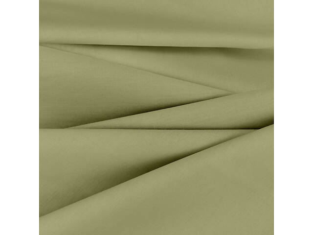 Євро постіль з простирадлом на гумці OLIVE CS3 COSAS Оливка 200х220 см - Фото 8