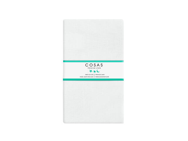 Євро постіль з простирадлом на гумці SMOKY CS6 COSAS сірий 200х220 см - Фото 5