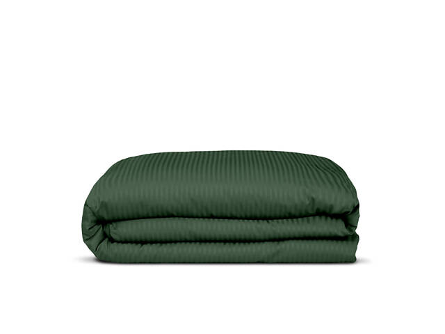 Євро постіль сатин з простирадлом на гумці FOREST Cosas Зелений 200х220 см - Фото 5