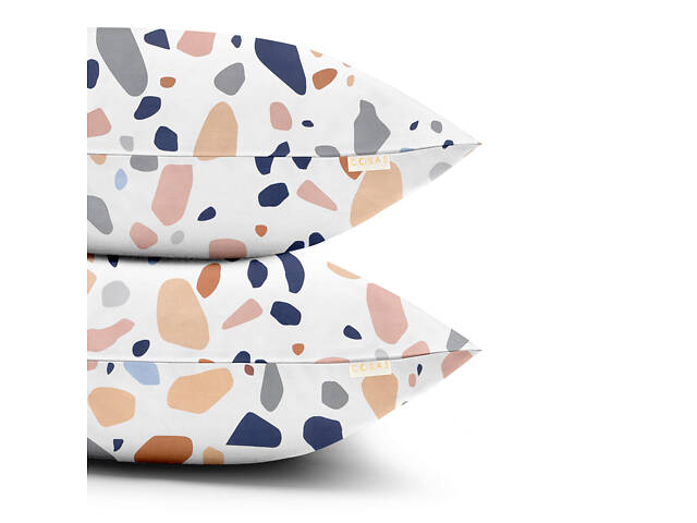 Євро постільна білизна GEMSTONES CS7 Cosas бежевий 200х220 см - Фото 4