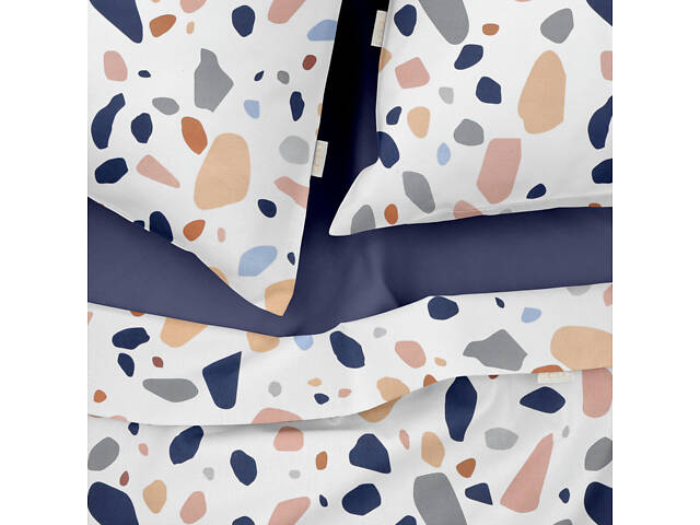 Євро постільна білизна GEMSTONES CS7 Cosas бежевий 200х220 см - Фото 3