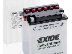 EXIDE 12N14-3A Акумуляторна батарея 14Ah/130A (134х89х166/+R/B0) (Conventional) (мото) (сухозаряджений)