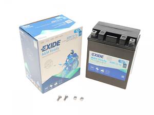 EXIDE AGM12-14 Акумуляторна батарея 14Ah/210A (134x89x164/+R/B0) (AGM) (мото)