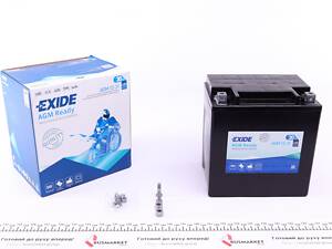 EXIDE AGM12-31 Акумуляторна батарея 30Ah/430A (166x126x175/+R/B00) (AGM) (мото)