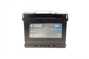 EXIDE EA601 Акумуляторна батарея 60Ah/600A (242x175x190/+L/B13) Premium