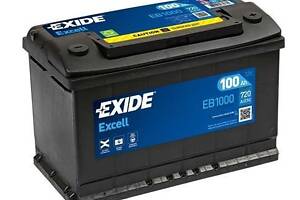 EXIDE EB1000 Акумуляторна батарея 100Ah/720A (315x175x205/+R/B13) Excell