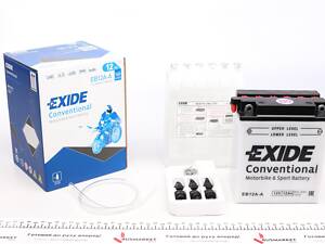 EXIDE EB12A-A Акумуляторна батарея 12Ah/165A (134.1х80х160/+L/B0) (мото) (заряджання)
