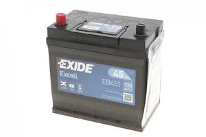 EXIDE EB451 Акумуляторна батарея 45Ah/330A (220x135x225/+L/B1) Excell