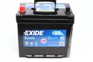 EXIDE EB605 Акумуляторна батарея 60Ah/480A (230x173x222/+L/B01) Excell Азія