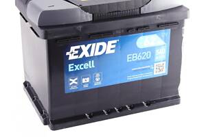 EXIDE EB620 Акумуляторна батарея 62Ah/540A (242x175x190/+R/B13) Excell