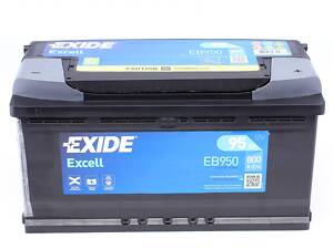 EXIDE EB950 Акумуляторна батарея 95Ah/800A (352x175x190/+R/B13) Excell