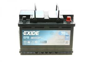EXIDE EL700 Акумуляторна батарея 70Ah/760A (278x175x190/+R/B13) (Start-Stop EFB)