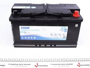 EXIDE EP800 Акумуляторна батарея 95Ah 850A (353x175x190/+R/B13) (Dual AGM/для водного транспорту)