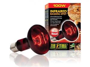 Exo Terra Лампа Hagen Exo Terra Infrared Basking Spot Lamp R25/100W инфракрасная обогревающая