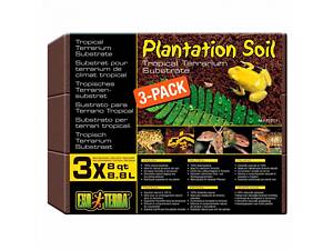 Exo Terra Наповнювач для тераріуму Exo Terra Plantation Soil кокосовий субстрат, 3х8,8л