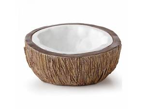 Exo Terra Поилка для рептилий Exo Terra Кокос пластик, 10,5х10,5х4,8см
