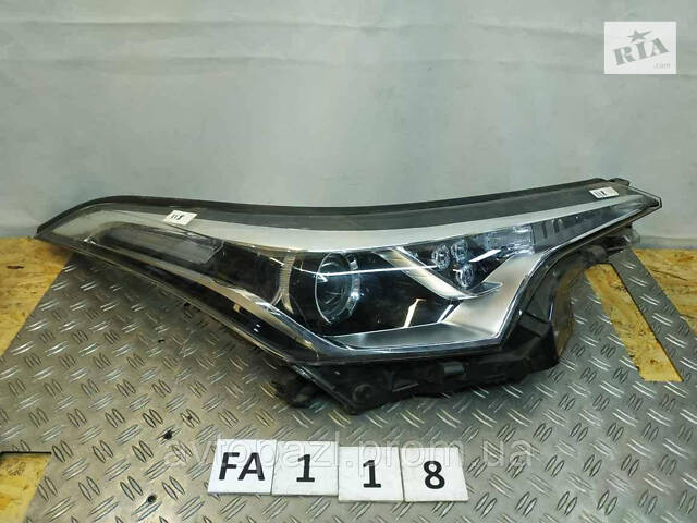 FA0118 81110f403100 Фара R галоген линза ДХО дефект скла Toyota C-HR 17- - Фото 1