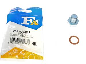 FA1 257.828.011 Болт зливу оливи + шайба Opel Combo 1.7 CDTI01- (M14x1.5)
