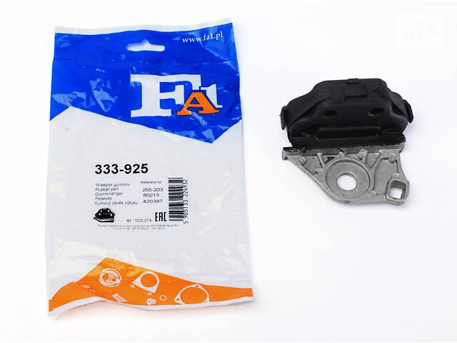 FA1 333-925 Кронштейн кріплення глушника Fiat Bravo/Stilo 1.2-2.0D 01-14 (гумометалевий) - Фото 1