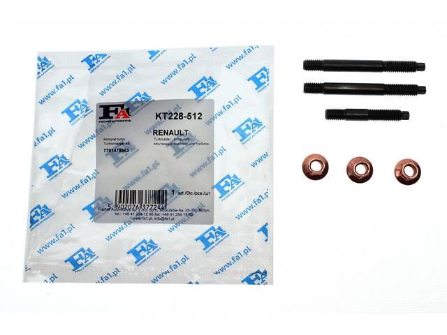 FA1 KT228-512 Комплект прокладок турбины Renault Megane III/Scenic III 1.9 dCi 08- - Фото 1