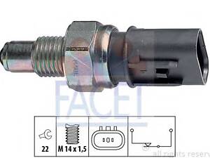 FACET 7.6084. Датчик заднього ходу Hyundai Accent 94-00/Sonata 91-99/ Mitsubishi Carisma 97-06/Colt 86-00/Galant 8 (7.608