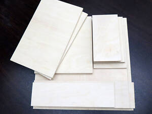 Фанера 100мм х 250мм х 8мм шлифованная