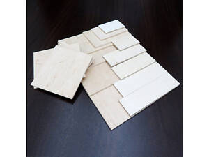 Фанера 200мм х 600мм х 4мм шліфована