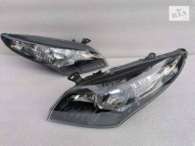 Фара фары левая Renault Megane 3 2011-2014г.в. черная версия галоген Depo цена за 1шт - Фото 1