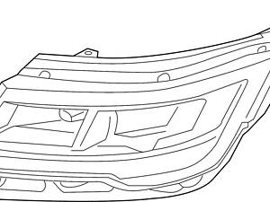 Фара головного света (правая) FB5Z13008AK