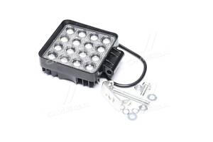 Фара LED додаткова GOLD 5D 24V/48W, 16 діод, (квадратна), широкий промінь (TEMPEST) TP 48-5D-C3 UA51