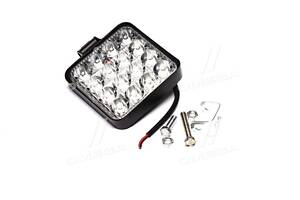 Фара LED квадратна 48W 6000K (16 діодів) (8.5см х 8.5см х 1.5см) Mini DK 3722 UA51