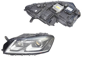 Фара левая bi-xenon + LED VOLKSWAGEN PASSAT B7 10-15 (ФОЛЬКСВАГЕН ПАСCАТ B7) (3AB941751, 8K0941597B)