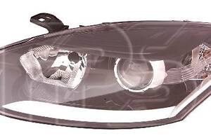 Фара Левая Эл. Черн. H7-H7-Py21W-W5W + Drl на Megane