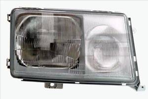 Фара ліва Mercedes 124 -96 (84-89) темна рамка (DEPO). 440-1103L-LD-E