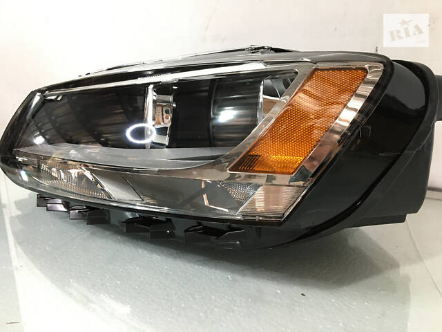 Фара левая VW Jetta 2011-2018 30941043, 5C7941005J желтый уголок - Фото 3