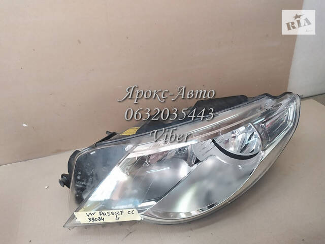 Фара левая vw passat cc 08-12 000033034 поврежден корпус, отломаны крепления - Фото 2
