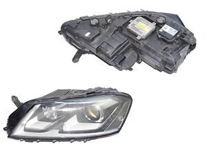 Фара левая bi-xenon + LED VOLKSWAGEN PASSAT B7 10-15 (ФОЛЬКСВАГЕН ПАССАТ B7) (3AB941751, 8K0941597B)