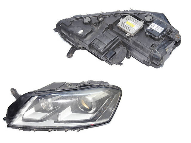 Фара левая bi-xenon + LED VOLKSWAGEN PASSAT B7 10-15 (ФОЛЬКСВАГЕН ПАССАТ B7) (3AB941751, 8K0941597B) - Фото 1