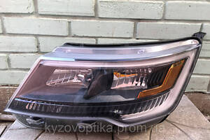 Фара ліва для Ford Explorer 2016-2019 (TYC) HB3+LED, чорна з DRL