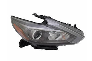 Фара Nissan Altima 16-18 Depo Led +DRL передняя правая механическая с темным отбивателем