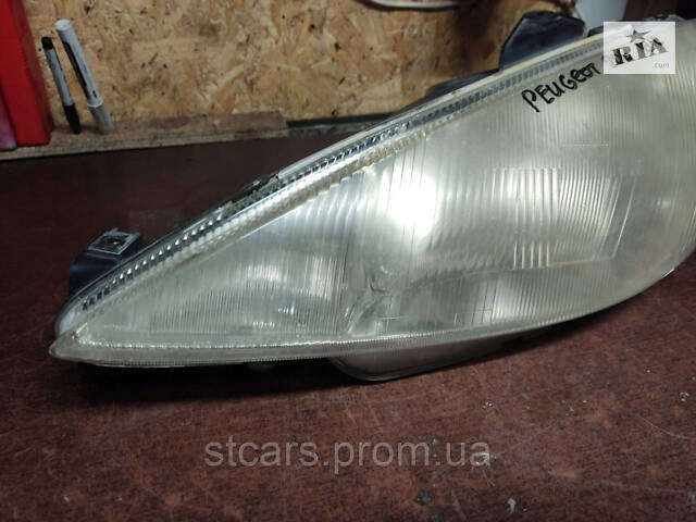 Фара передняя левая фонарь PEUGEOT 206 VALEO 9640559580 A668JR - Фото 2