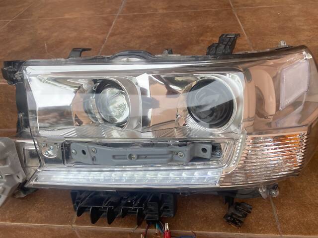 Фара передняя левая Toyota Land Cruiser 200, 2015-2018, Full Led, аналог, б/у, 8110660K10 - Фото 15