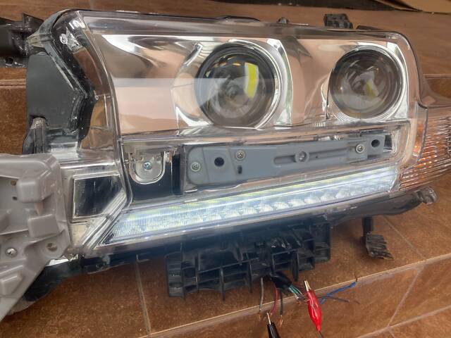 Фара передняя левая Toyota Land Cruiser 200, 2015-2018, Full Led, аналог, б/у, 8110660K10 - Фото 16